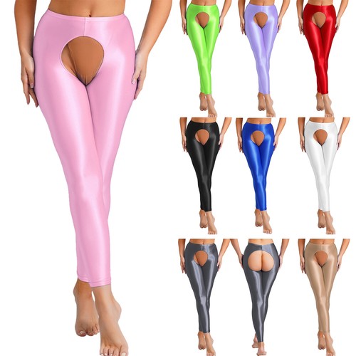 Womens high waist glossy - high,