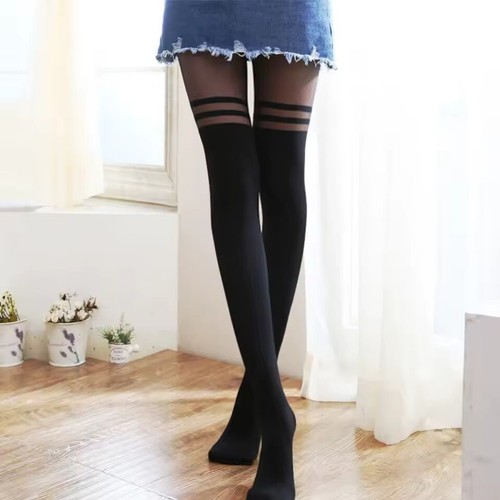Women double stripe mock - double,
